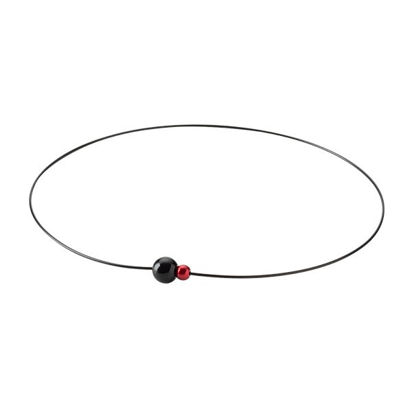METAX NECKLACE EXTREME WIRE MIRROR BALL TWIN