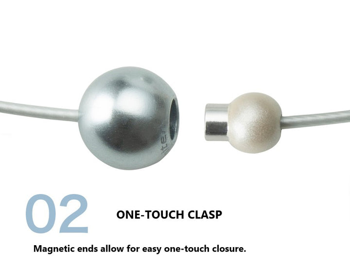 METAX NECKLACE EXTREME WIRE MIRROR BALL TWIN