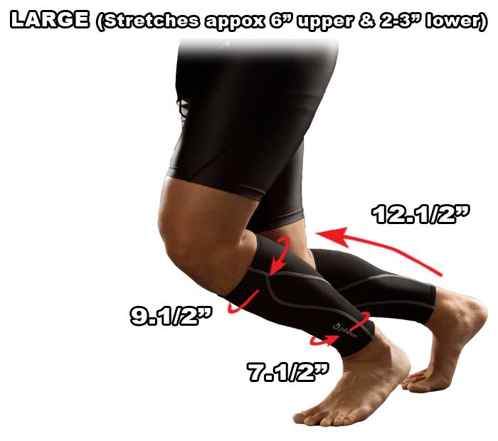 TITANIUM COMPRESSION CALF SLEEVES