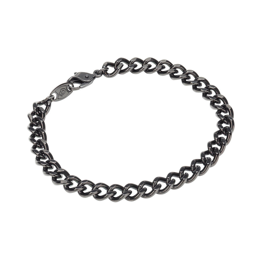 CARBONIZED TITANIUM CHAIN BRACELET