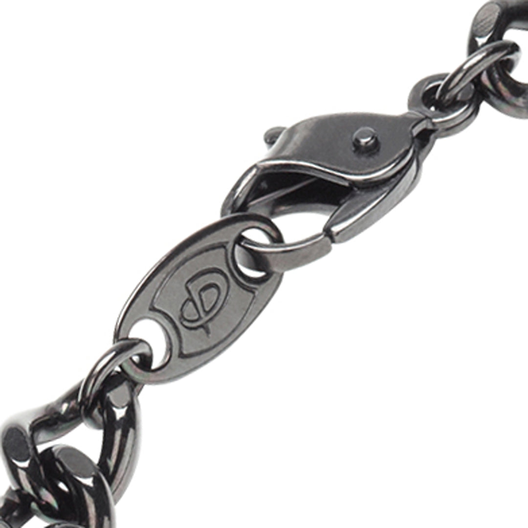 CARBONIZED TITANIUM CHAIN BRACELET