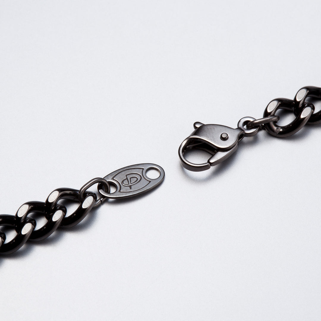 CARBONIZED TITANIUM CHAIN NECKLACE