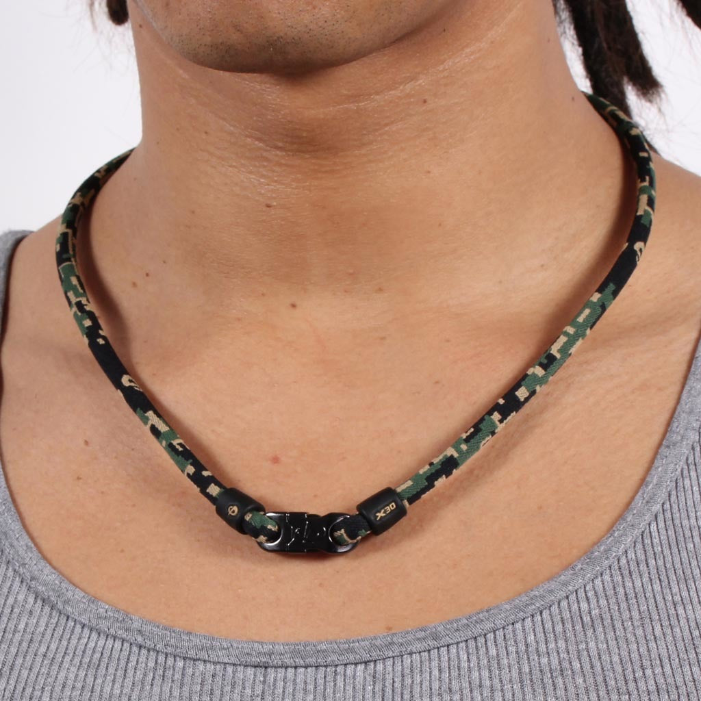 X30 DIGITAL CAMO TITANIUM NECKLACE