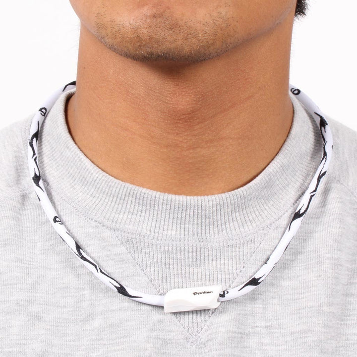 X30 TRIBAL II TITANIUM NECKLACE