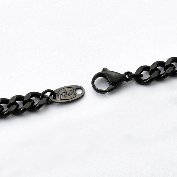 CARBONIZED TITANIUM CHAIN NECKLACE
