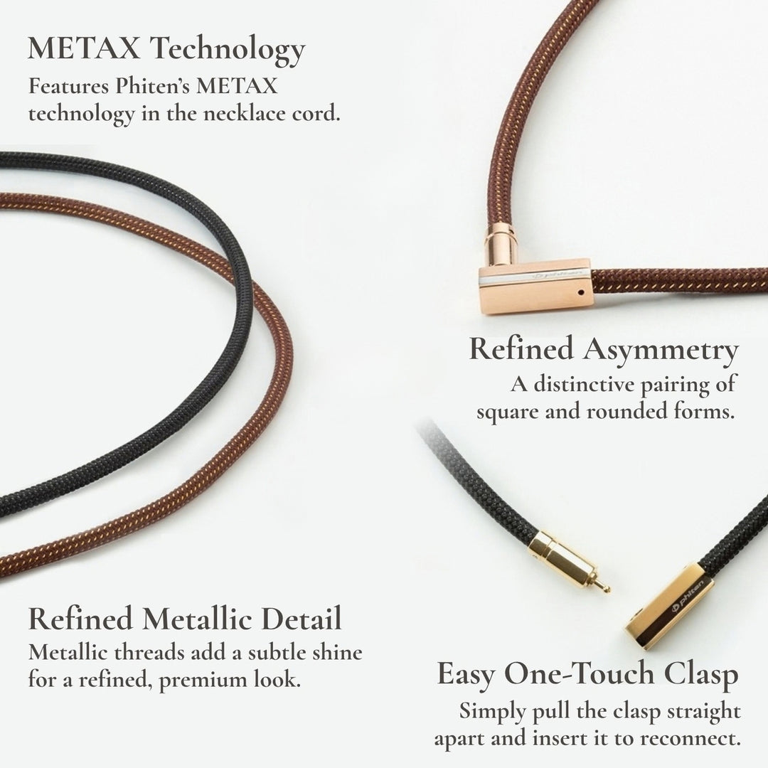 Metax Magnes Necklace V-Edge Square