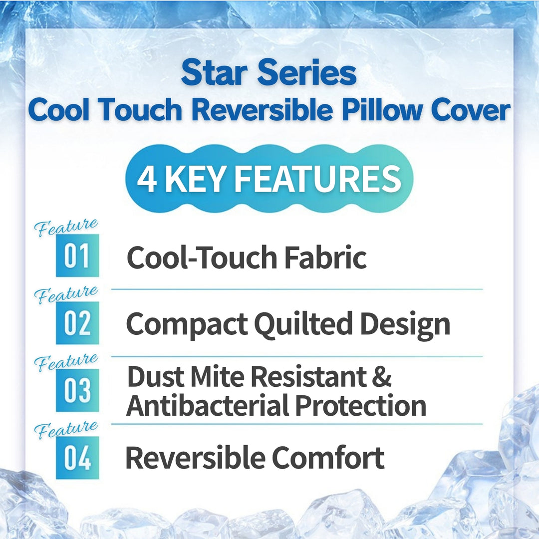 Cool Touch Reversible Pillow Cover