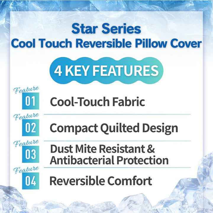 Cool Touch Reversible Pillow Cover