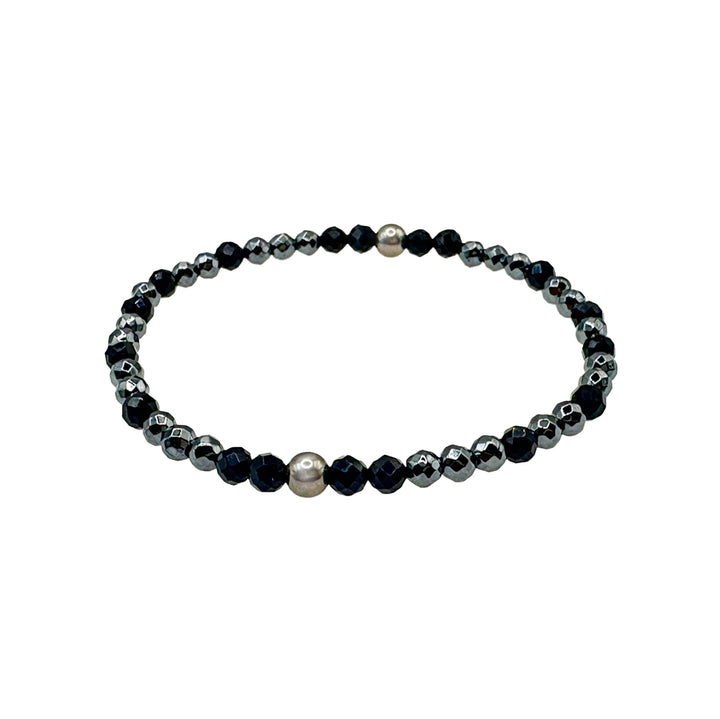 Onyx Hematite Bracelet