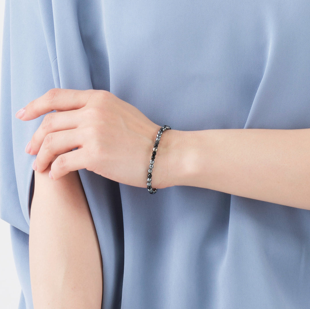 Onyx Hematite Bracelet