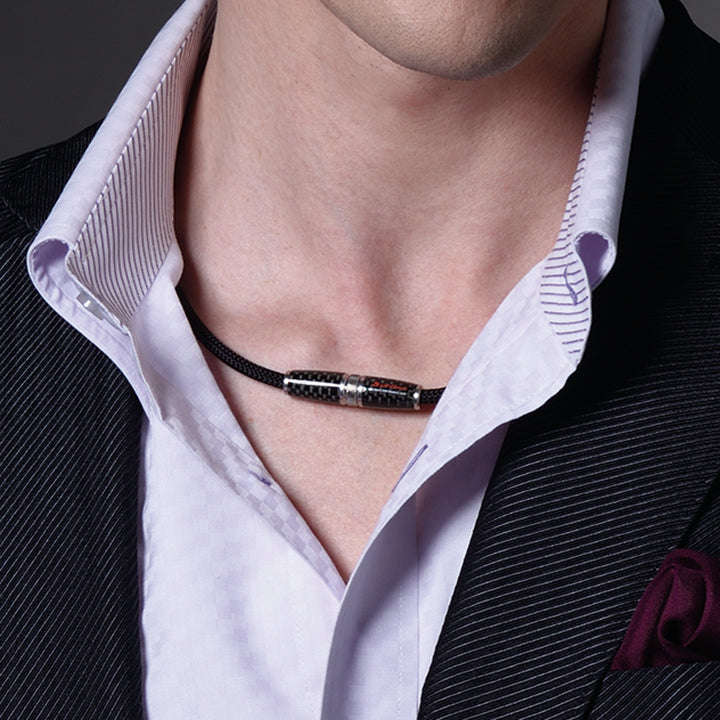 X100 TITANIUM NECKLACE CARBON