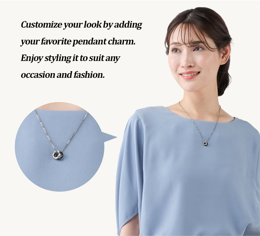 Titanium Slim Chain Necklace Basic