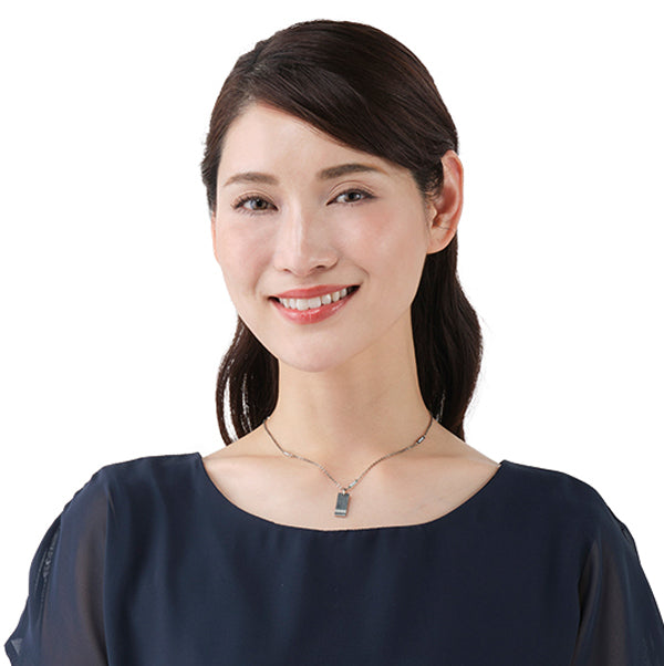 Titanium Slim Chain Necklace Station