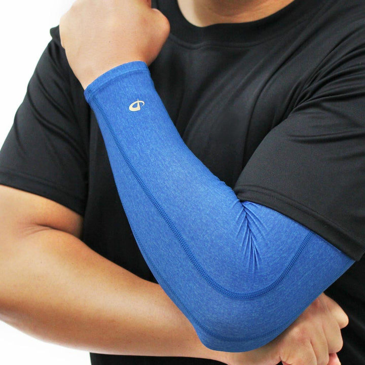 HEATHER TITANIUM COMPRESSION ARM SLEEVE