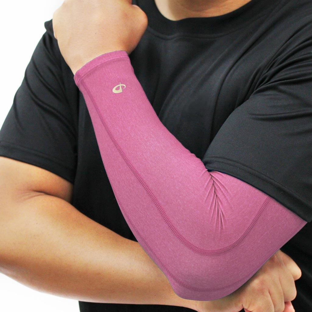 HEATHER TITANIUM COMPRESSION ARM SLEEVE